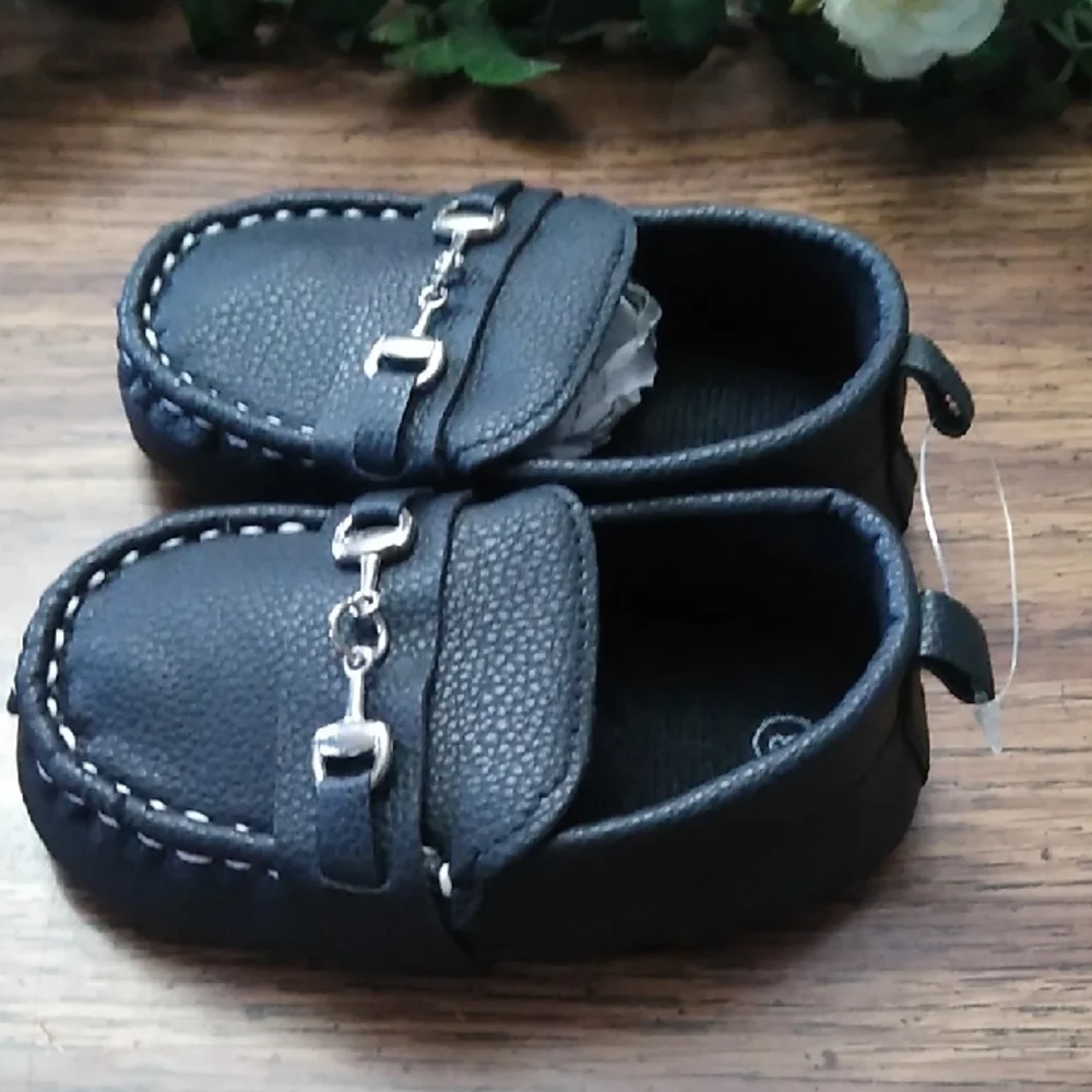 Stylish Black Kids Loafers